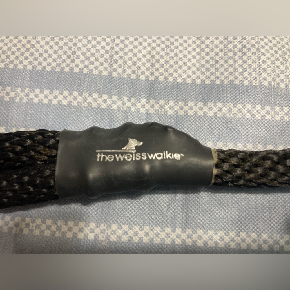 💛TODAY***$9***The Weiss Walkie black rope dog leash. - Picture 2 of 3